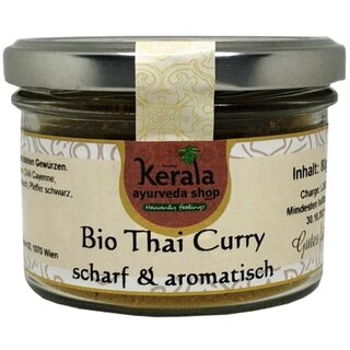 Bio Thai Curry scharf und aromatisch 80g Glas