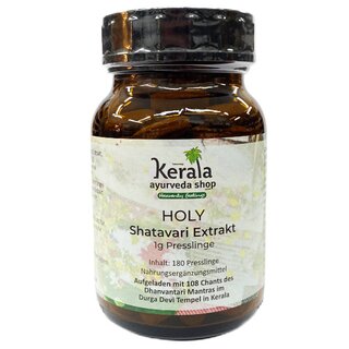 Holy Shatavari 1g ,Extrakt  180  Hohes Potenzial Presslinge