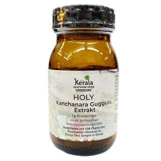Holy Kanchanara Guggulu 1g, Extrakt  60  Hohes Potenzial Presslinge
