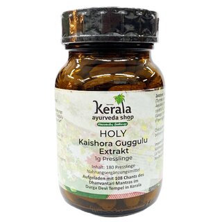 Holy Kaishora Guggulu 1g, Extrakt  180 Hohes Potenzial Presslinge