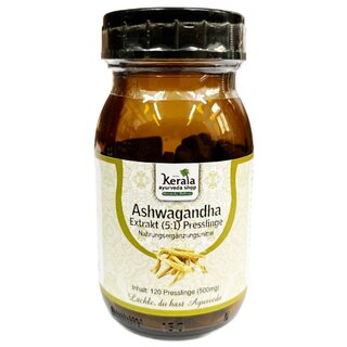 Ashwagandha Extrakt  500 mg,120 Presslinge (5:1)